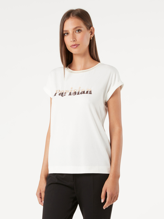 Donna Abbigliamento da T-shirt e top da Bluse BlusaMarella in Seta di colore Bianco 