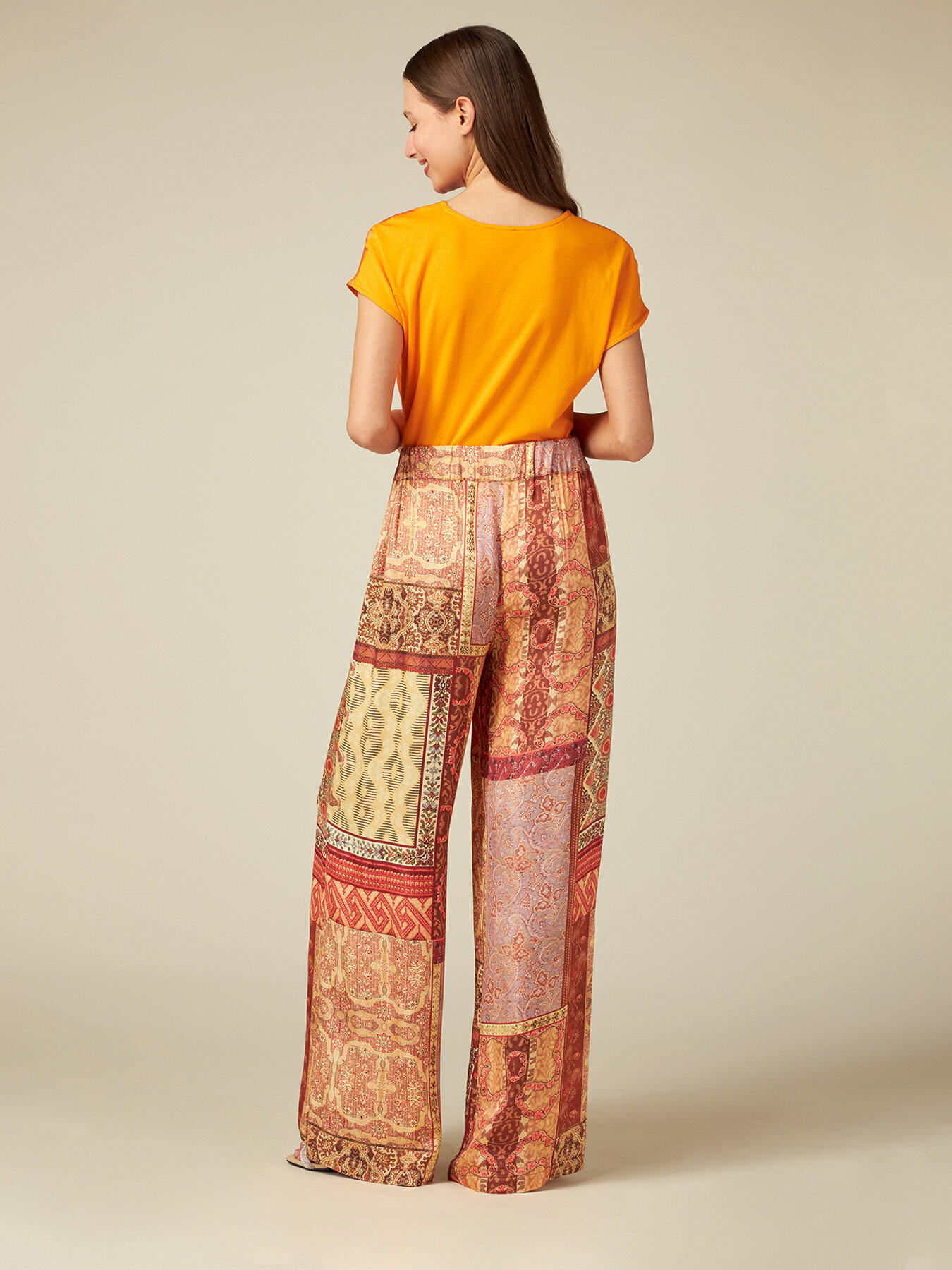 Pantaloni palazzo fantasia image number 1