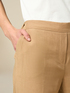 Linen blend trousers image number 2
