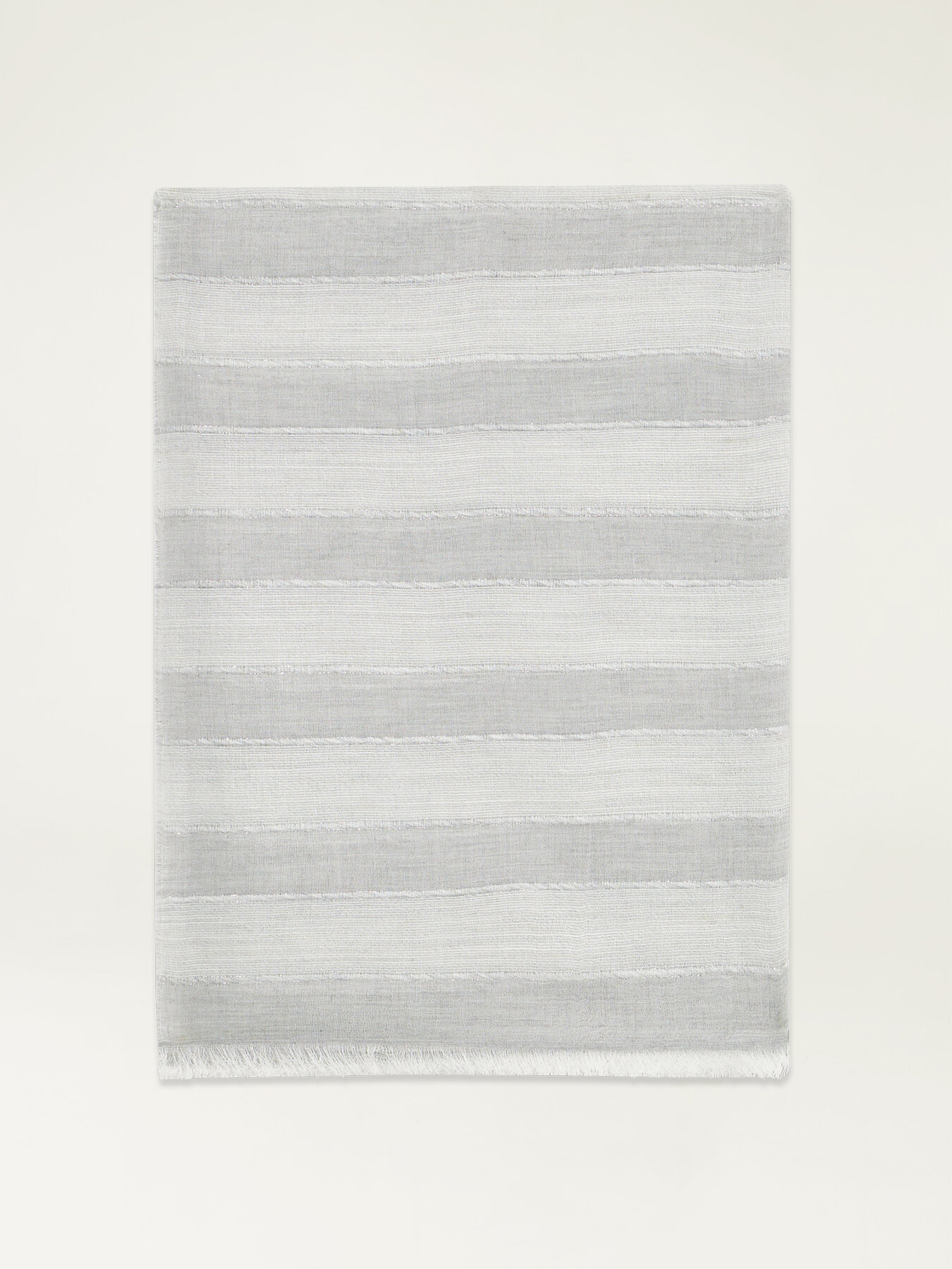 Nuanced striped knit stole image number 1