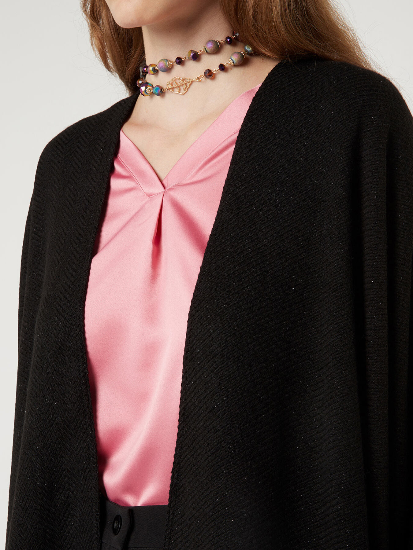 Poncho in maglia image number 2