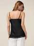 Top lingerie in raso e pizzo image number 1