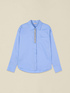 Cămașă din poplin cu broderie tip bijuterie image number 3