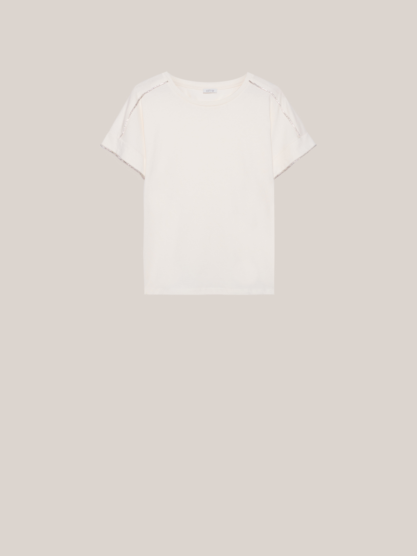 T-shirt con catene gioiello image number 3