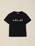 T-shirt with print and appliqu&eacute;s image number 3