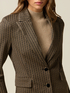 Blazer r&eacute;alis&eacute; en point de Milan fantaisie image number 2