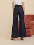 Flared wide-leg jeans image number 1