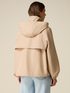 Parka veste en m&eacute;lange de coton avec capuche image number 1