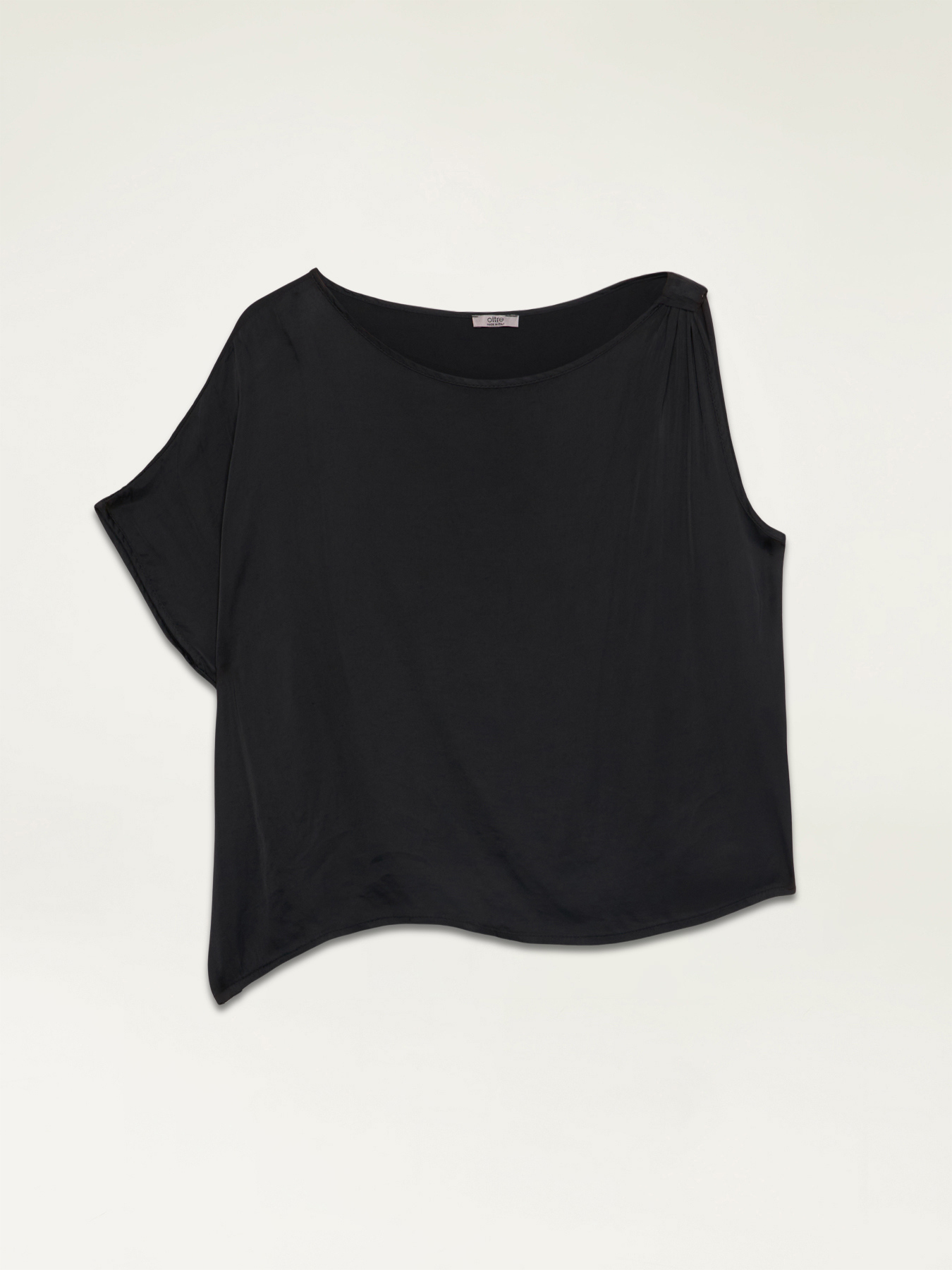 Asymmetrische Bluse aus Satin image number 3