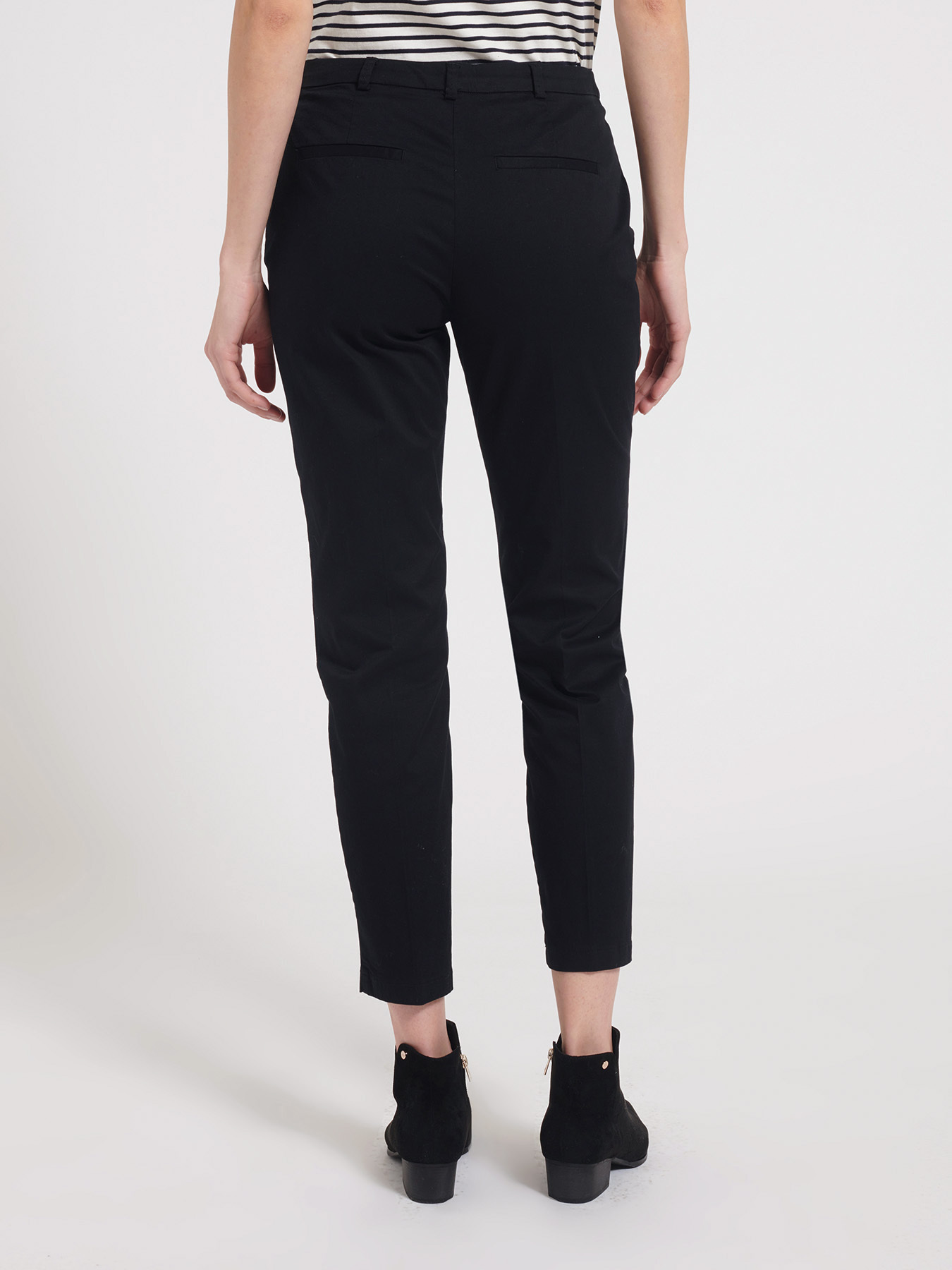 Pantaloni a sigaretta in cotone image number 1
