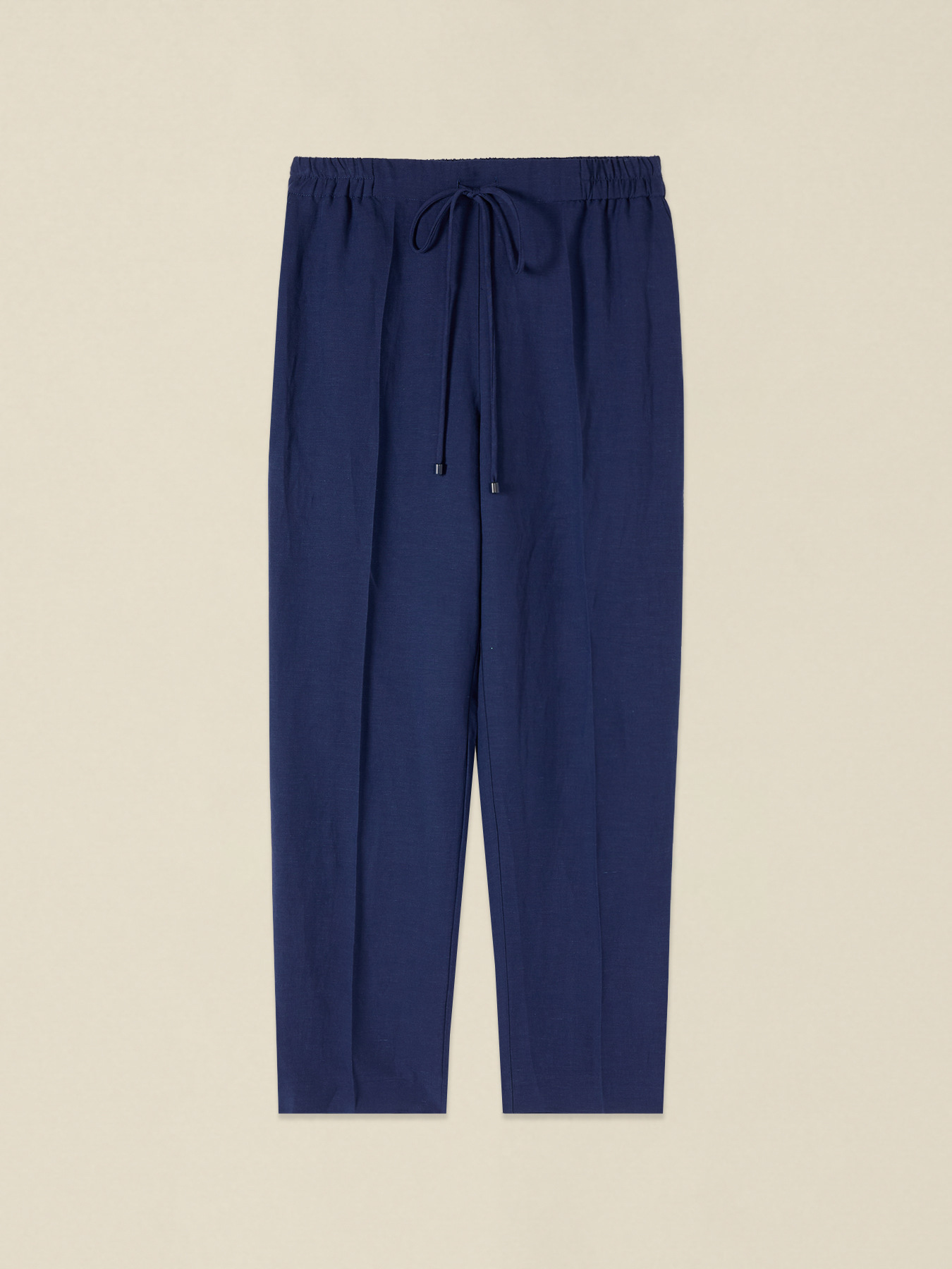 Cropped-Hose aus Leinenmischung image number 4