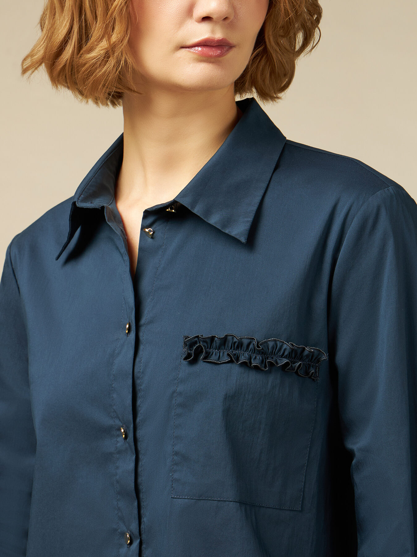 Camicia over con taschino image number 2