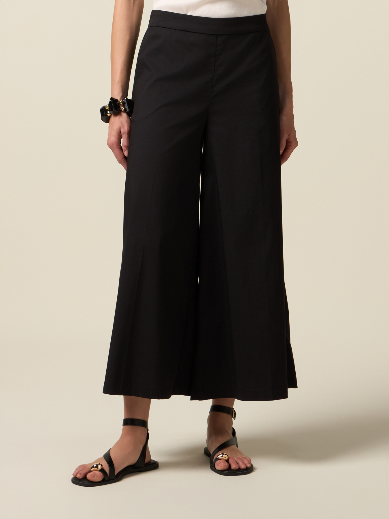 Pantalones palazzo cropped image number 3