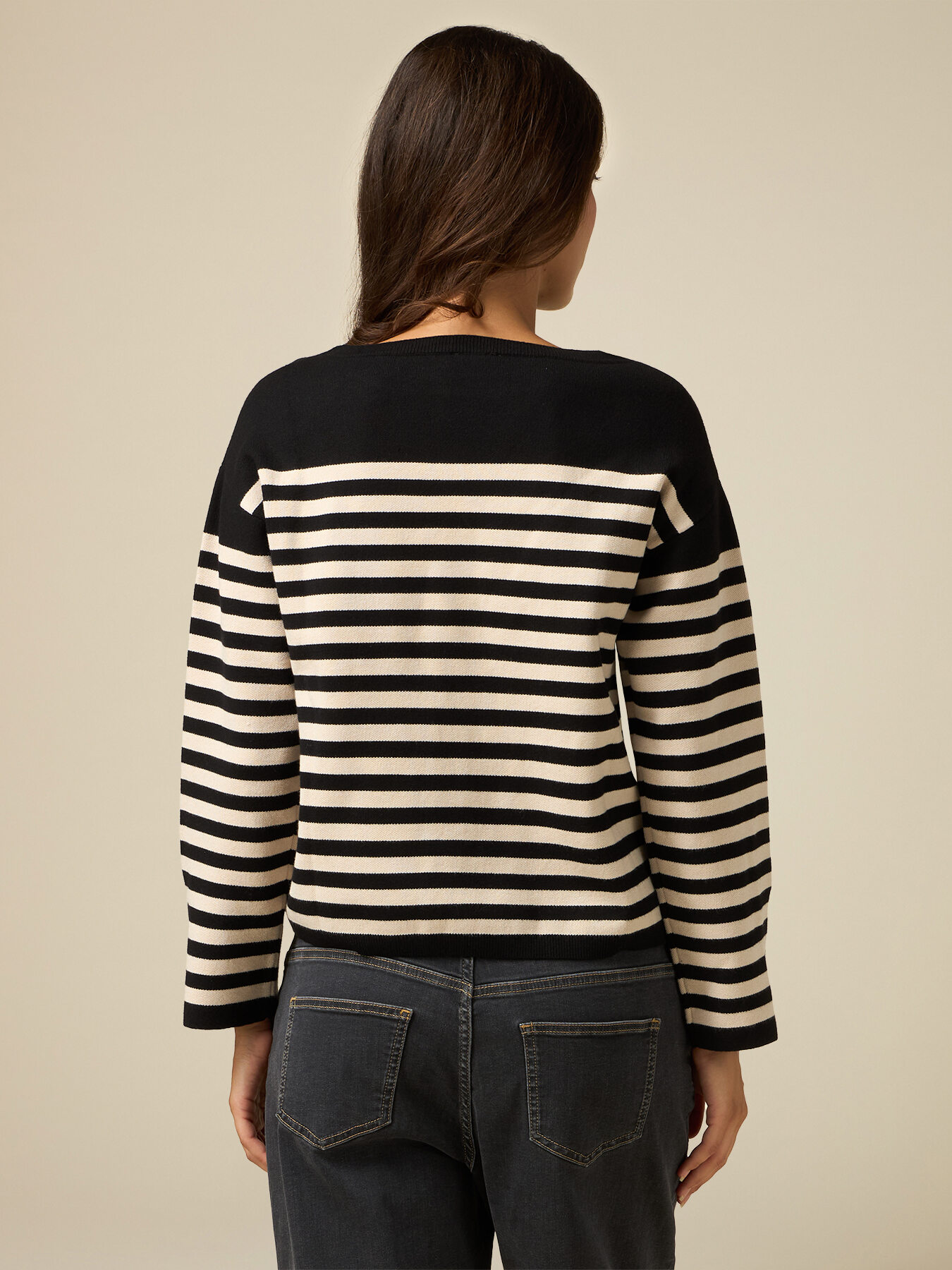 Pullover mit Streifenmuster image number 1