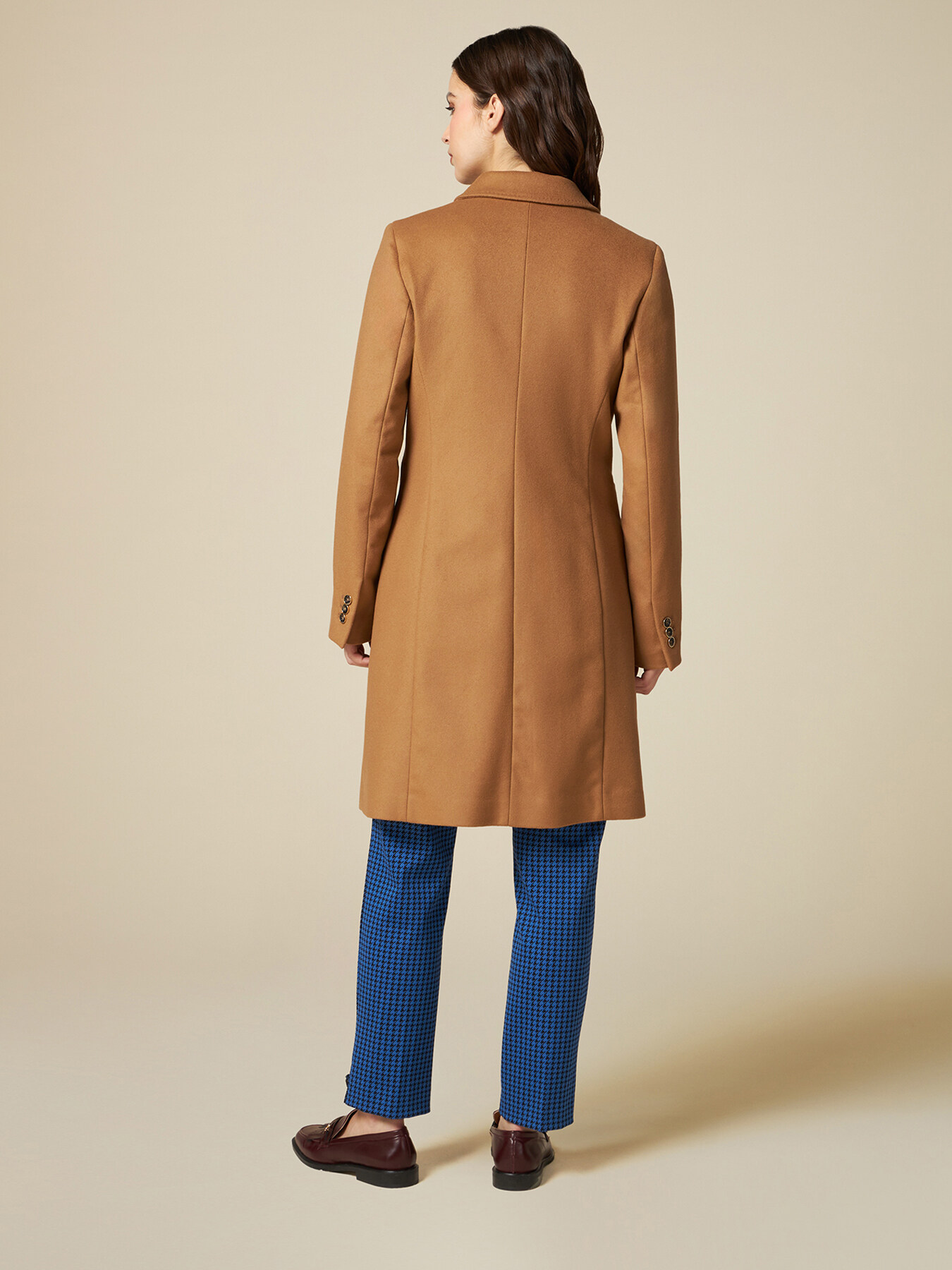 Cappotto in panno misto lana image number 1