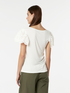 T-shirt con maniche in sangallo image number 1