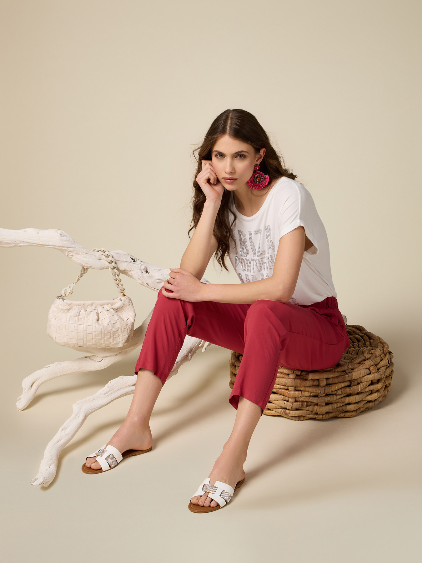 Viscose joggers image number 0