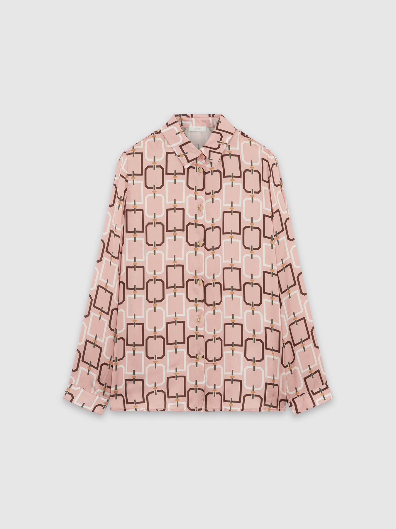 Camicia fantasia geometrica image number 4