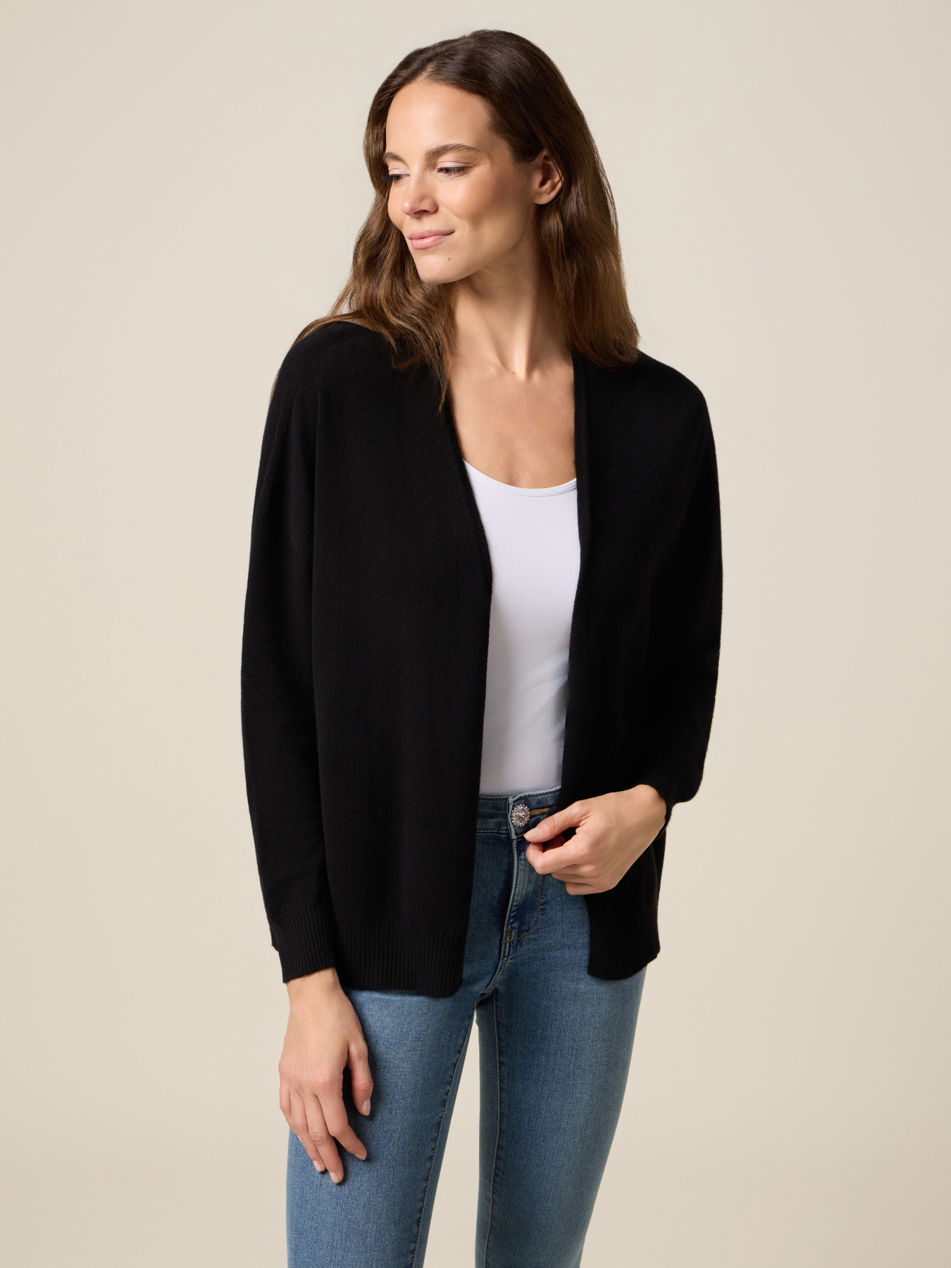 Cardigan over misto viscosa image number 0