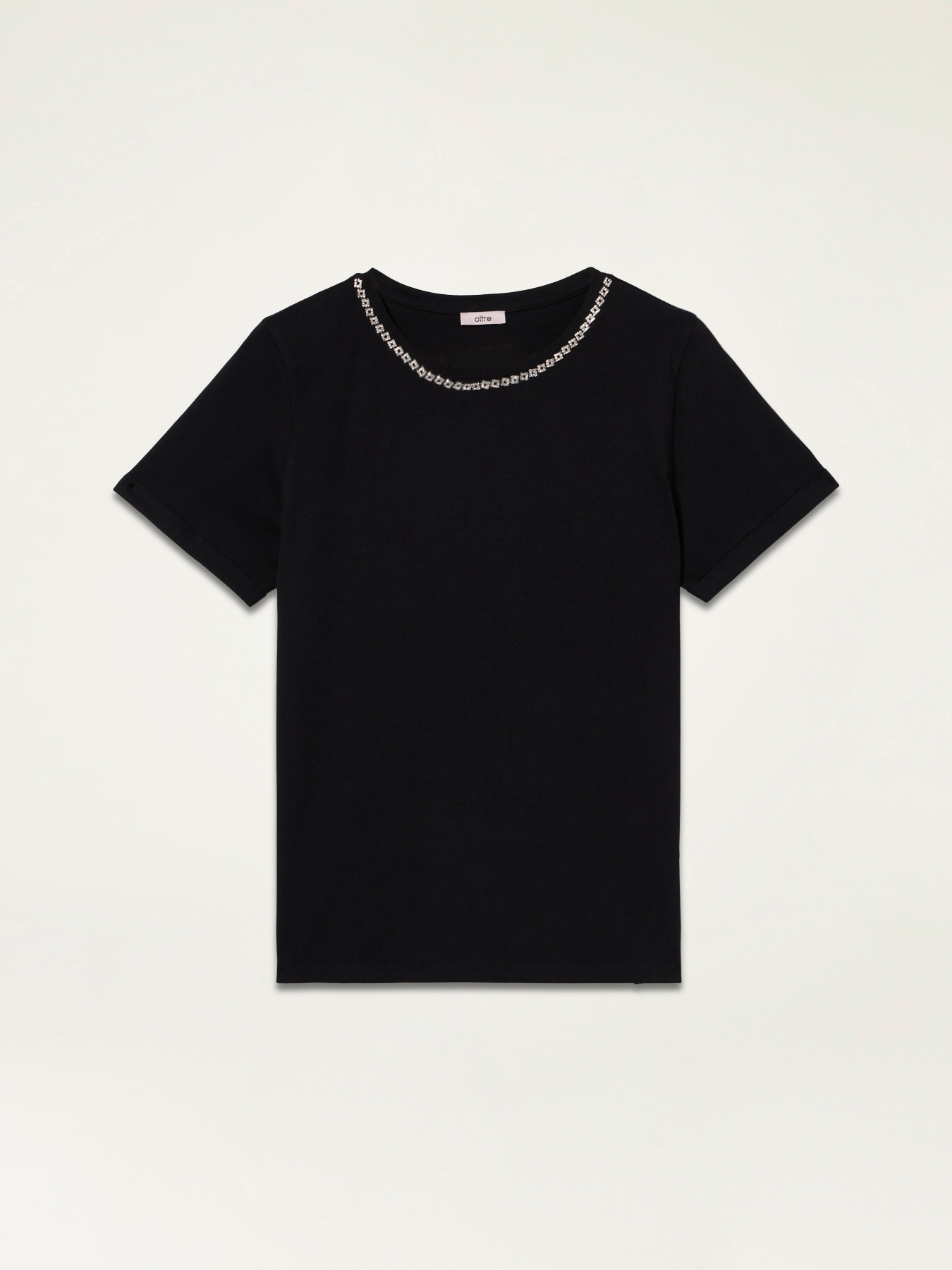 T-shirt eco-friendly con ricamo gioiello image number 3