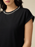 T-shirt with jewel chain image number 2