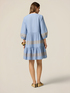 Vestido flare con bordados image number 1
