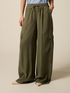 Tencel cargo pants image number 3