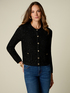 Cardigan aus Wollmischung mit Pailletten image number 0