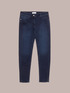 Dunkelblaue Skinny-Jeans, Modell Paris Push-up image number 3