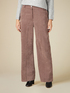 Pantalon large en velours &agrave; c&ocirc;tes image number 3