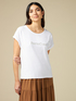 Camiseta con bordado de letras image number 0