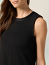 Fluid sheath dress with pockets and buttons image number 2