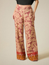Patterned palazzo trousers image number 3