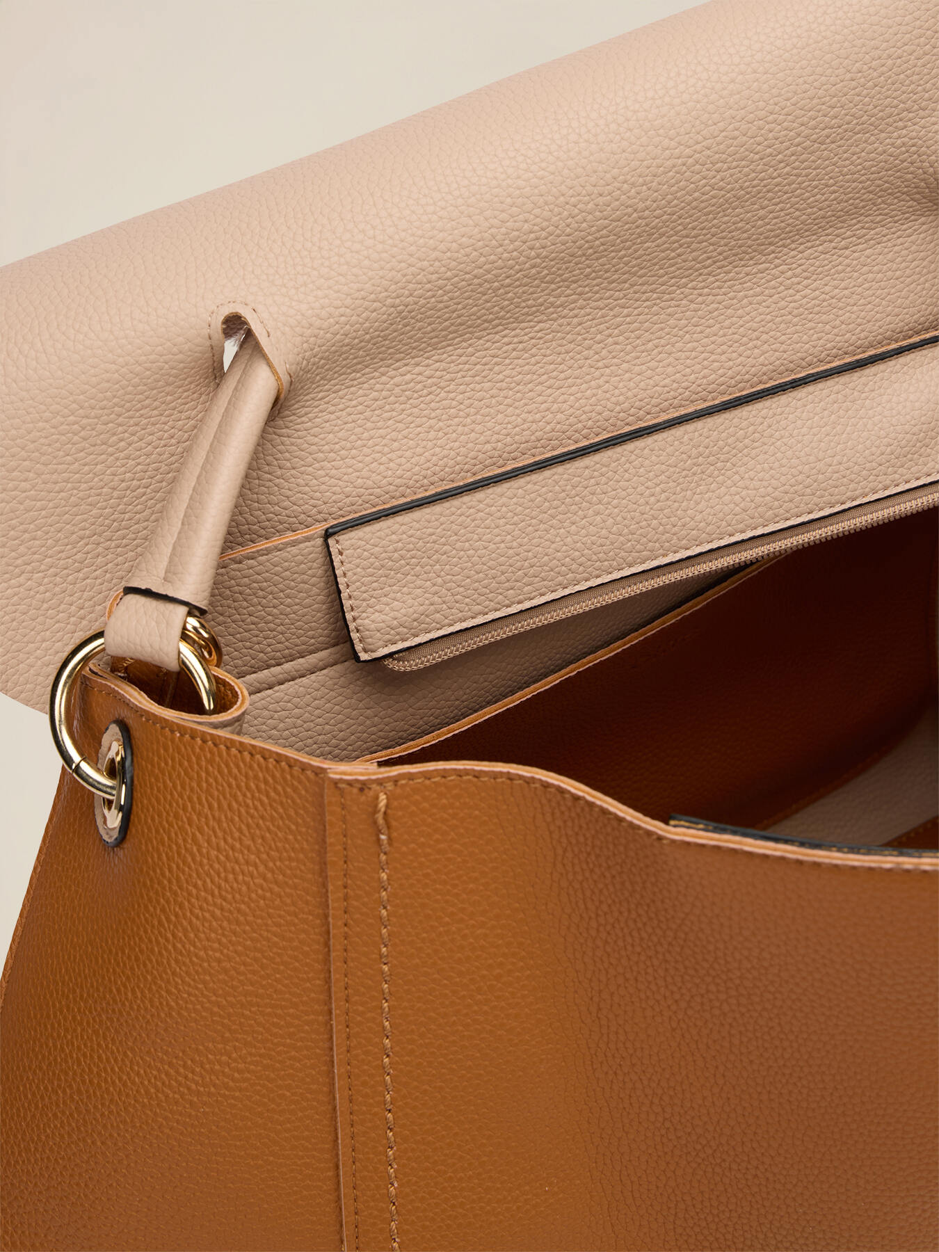 Zweifarbige Maxi-Tasche image number 4