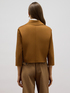 Chaqueta boxy con broche joya image number 1