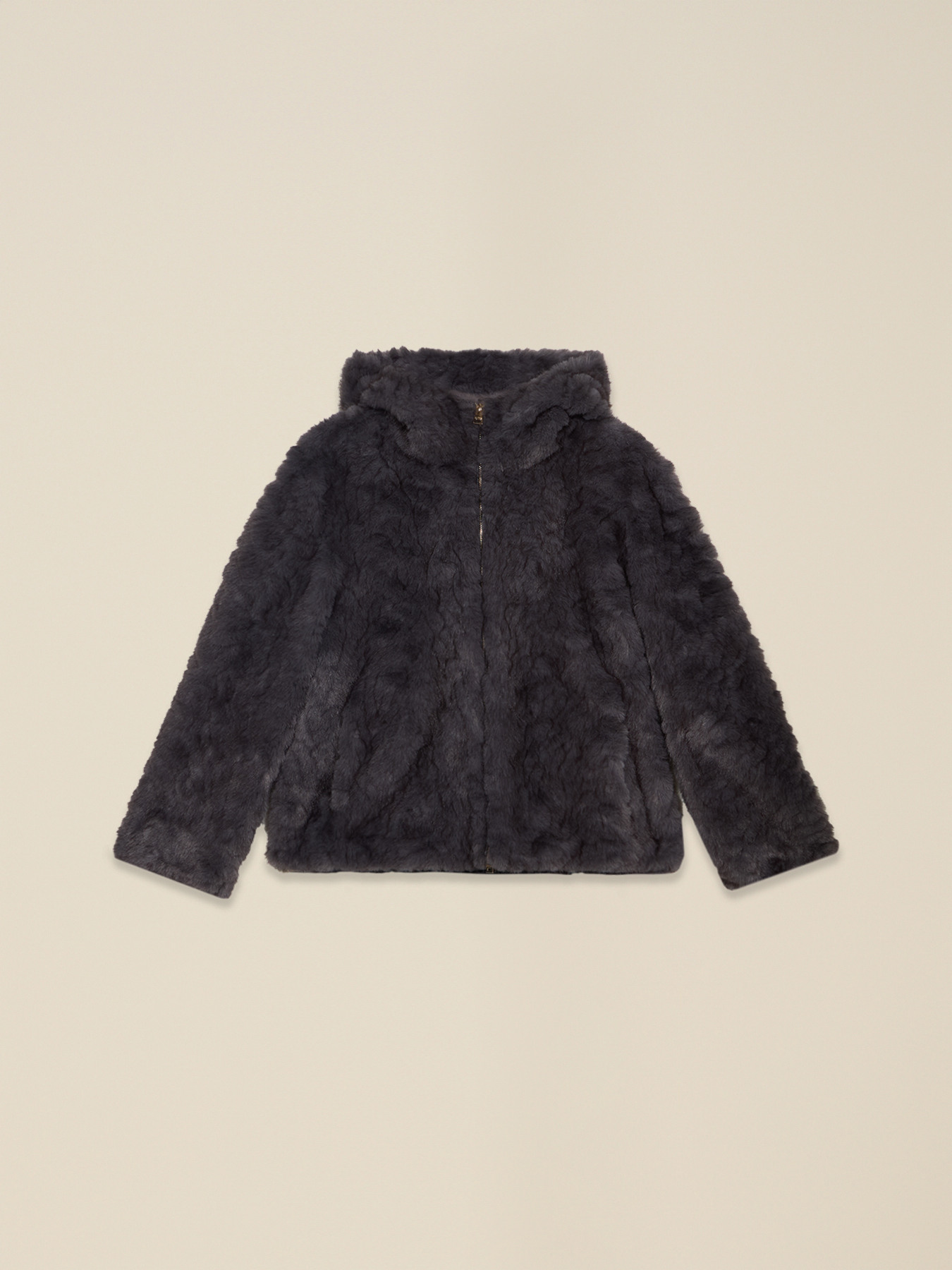Short faux fur jacket image number 0