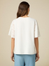 T-shirt with Broderie Anglaise sleeves image number 1