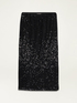 Sequin pencil skirt image number 4