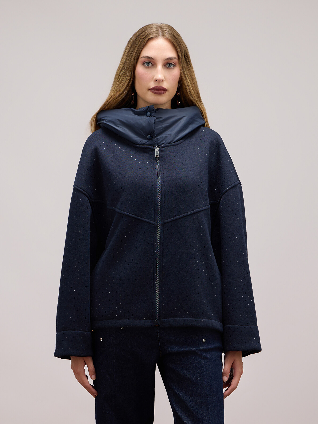 Sudadera con capucha de nailon image number 0