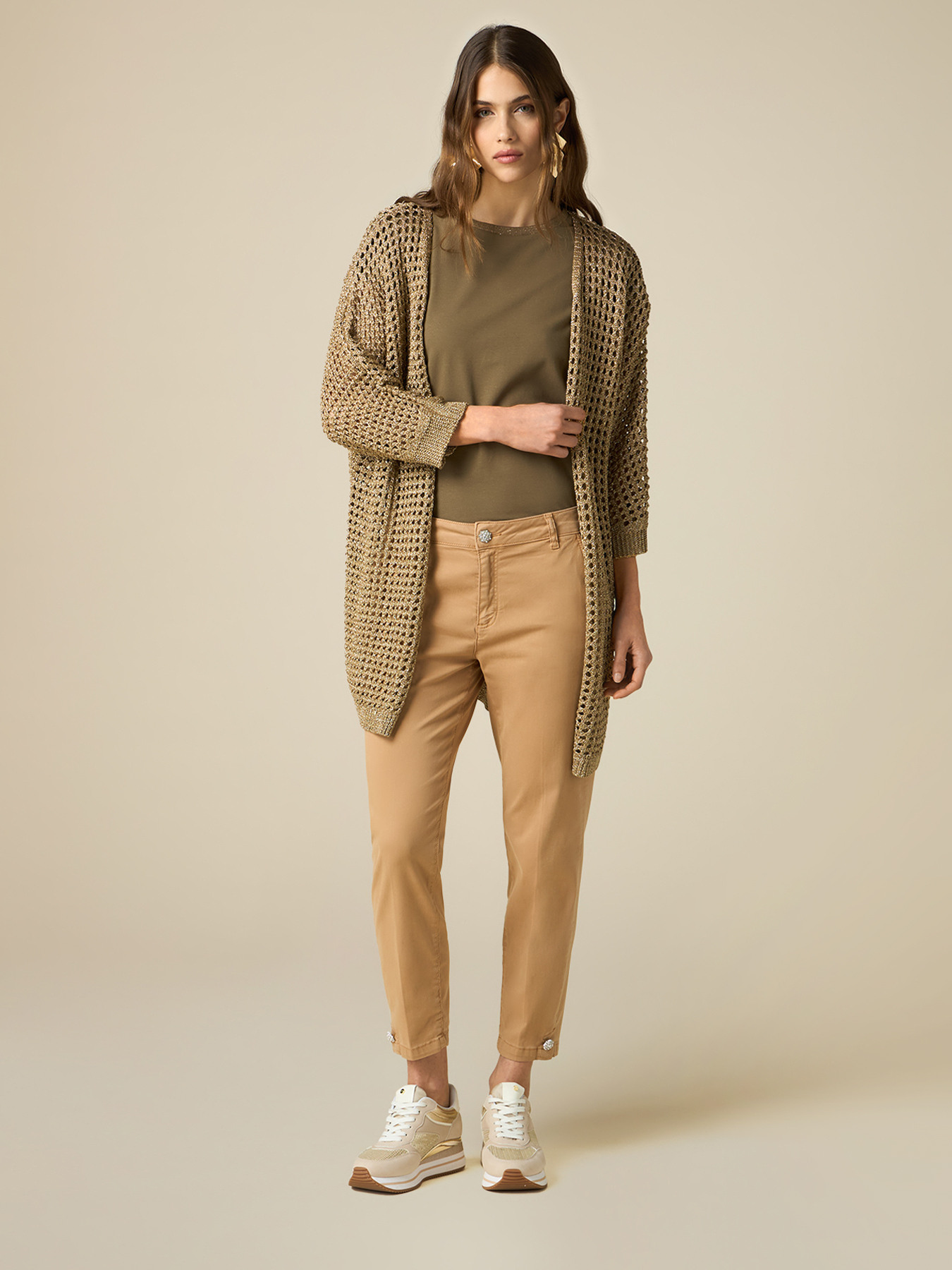 Cardigan over lurex image number 2