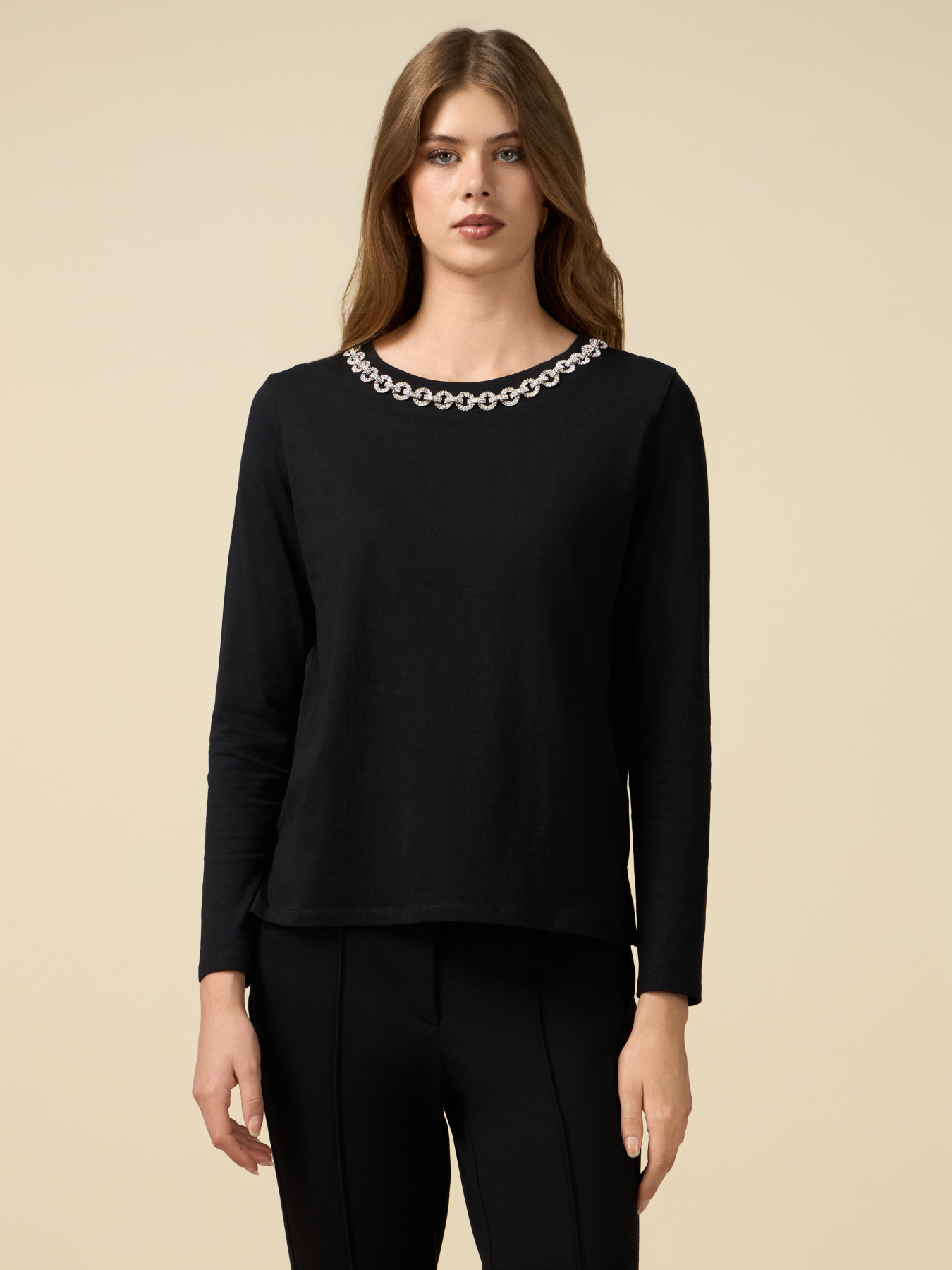 T-Shirt A Maniche Lunghe Dagi Donna, Girocollo Classico, Morbida E Comoda, Prodotta In Turchia - 4