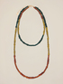Collier multi-rangs avec pierres et verres image number 1