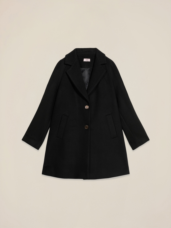 Cappotto midi con bottoni