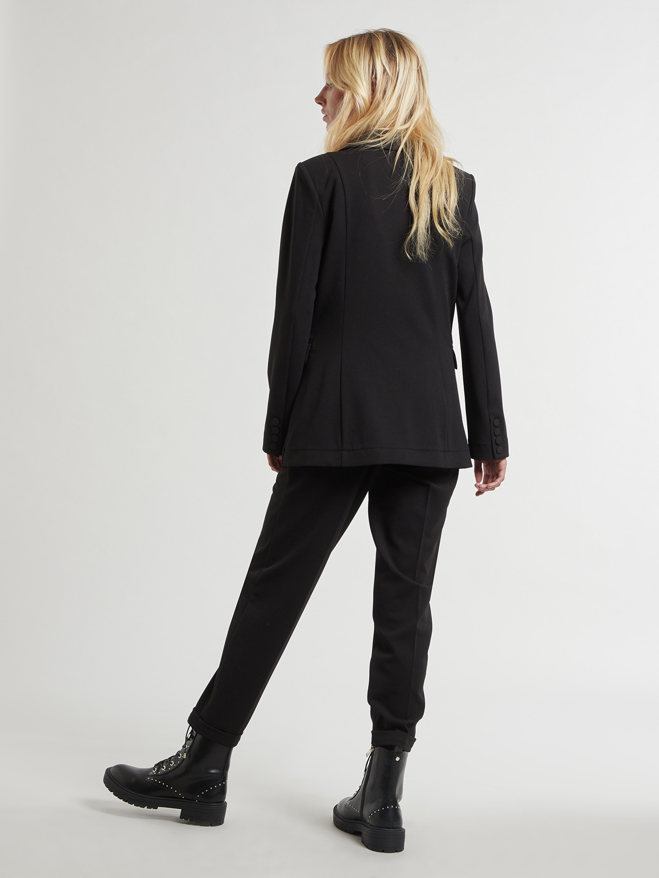 Giacca blazer con bottoni foderati image number 1