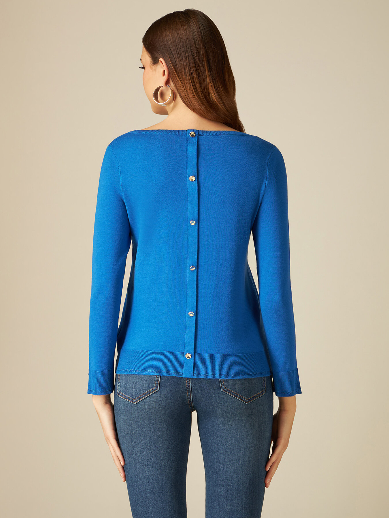 Sweater with buttons on the back image number 1