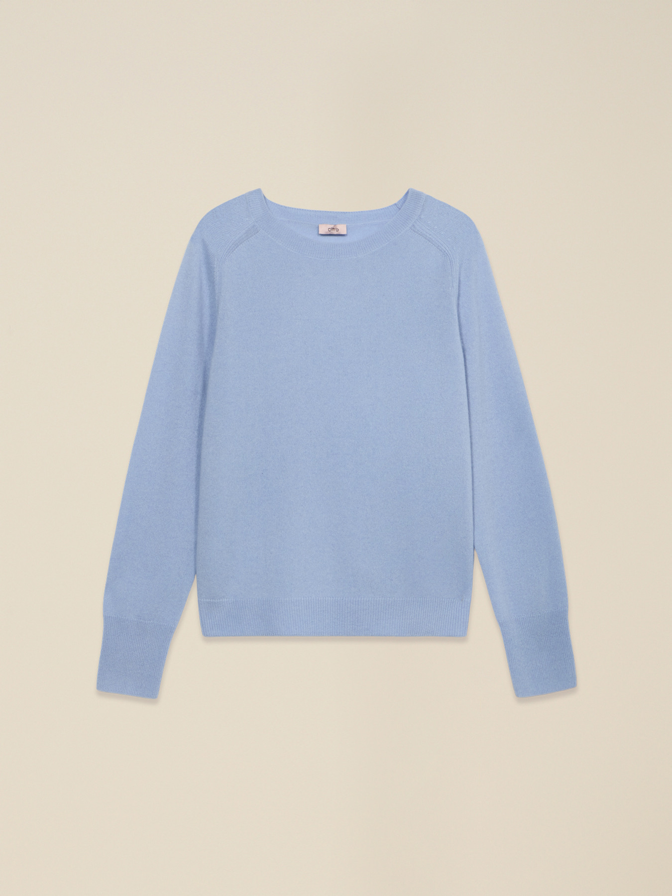 Maglia girocollo in puro cashmere image number 3