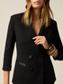 Blazer crois&eacute; avec boutons recouverts image number 3
