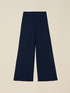 Wide-leg palazzo pants in crepe fabric image number 4