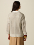 Short openwork lurex cardigan image number 1