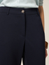 Pantalones regular en tejido scuba crep&eacute; image number 2